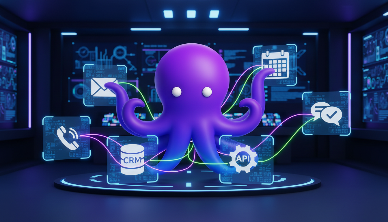 Интеграции на AI агенти: с кои системи може да се свърже Octupo и как работи всичко като цяло