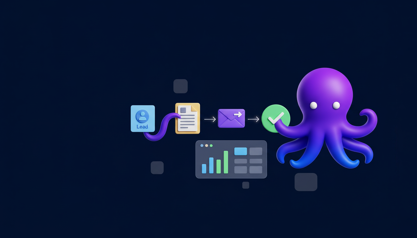 Custom автоматизации за продажби: запитване → оферта → follow-up (и как Octupo го прави автоматично)