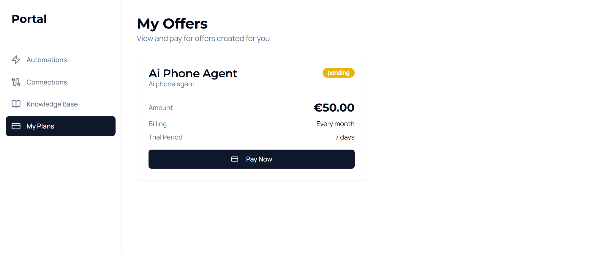 My Plans — план и плащане